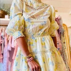 Brand New (NWT) Target x Love Shack Fancy Louise Pintuck Yoke Dress